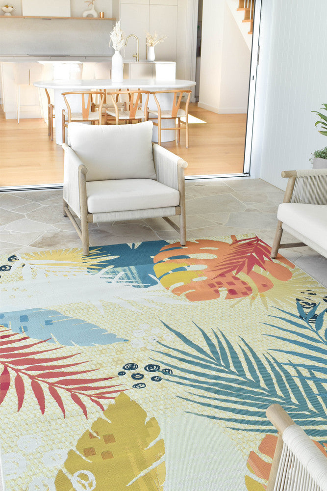 Yard Outdoor Indoor Sunset Designer Rug, Rugs Online Rugs Sydney Australia, www.rugsonlinerugs.com.au