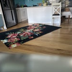 Copacabana Kelsey Bouquet Black Indoor Outdoor Rug