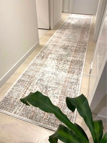 Mayfair Lorissa Silver Runner Rug