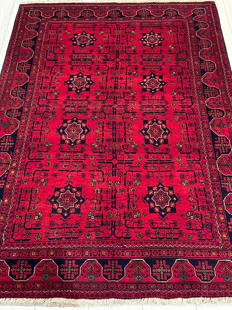 Afghan Red hallway runner handmade, Rugs Online Rugs Sydney Australia, www.rugsonlinerugs.com.au