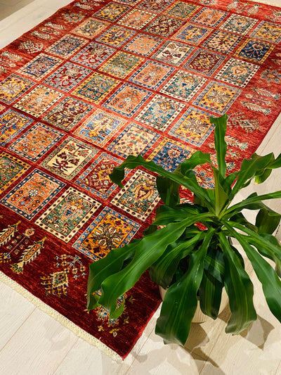 Kazak Super Fine Bakhtiyari Veggie Dye Rug (STK600-615) 232x169cm