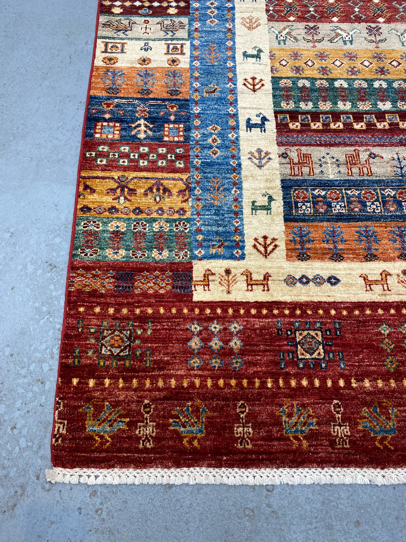 Gabbeh Super Fine Veggie Dye Rug (550-1873) 296x202cm