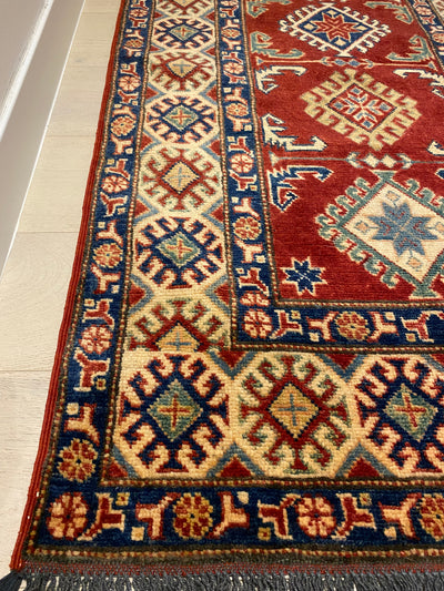 Kazak Super Fine Afghan Veggie Dye Rug (550-818) 339x81cm