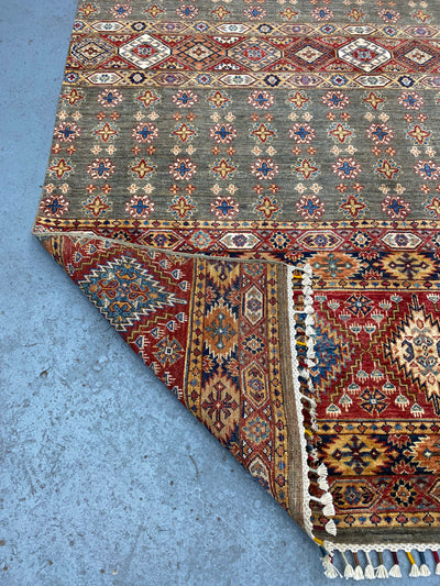 Kazak Suzani Khorjin Fine Veg Dye Rug (SKT550-1868) 247x176cm