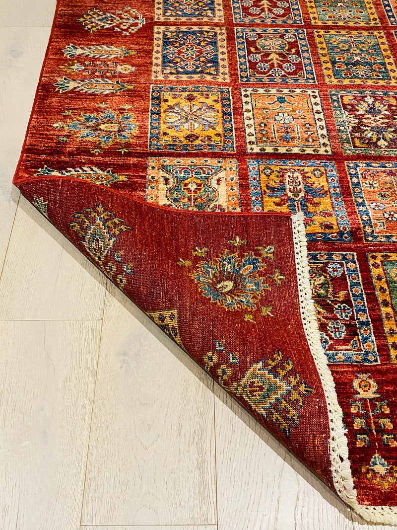 Kazak Super Fine Bakhtiyari Veggie Dye Rug (STK600-615) 232x169cm