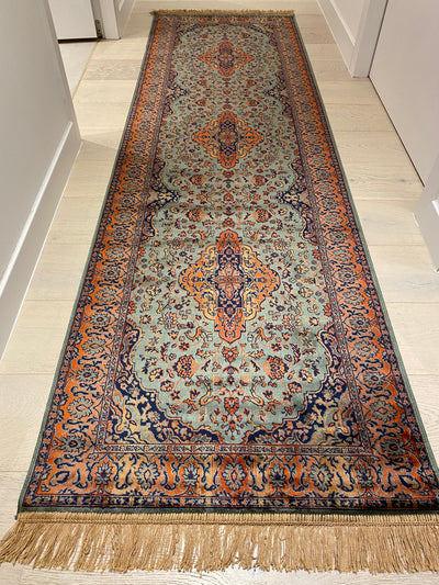 Shiraz Garden Design Green Rug