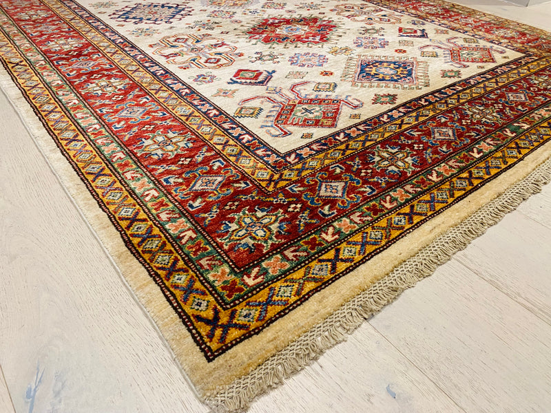 Afghan super Kazak wool handmade, Rugs Online Rugs Sydney Australia, www.rugsonlinerugs.com.au