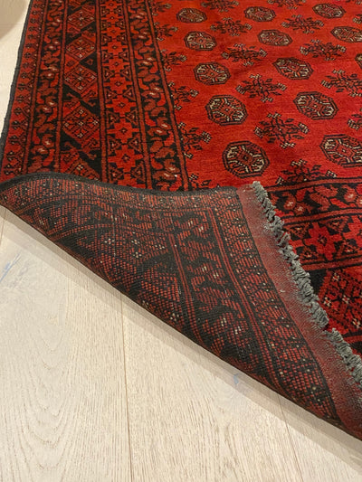 Bokhara Afghan Akhche Tribal Rug (STK550-1351) 284x200cm