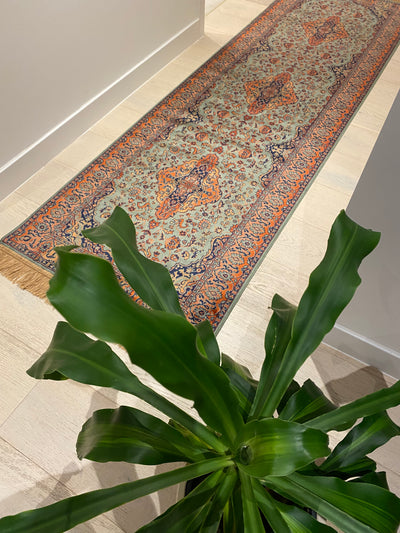 Shiraz Garden Design Green Rug