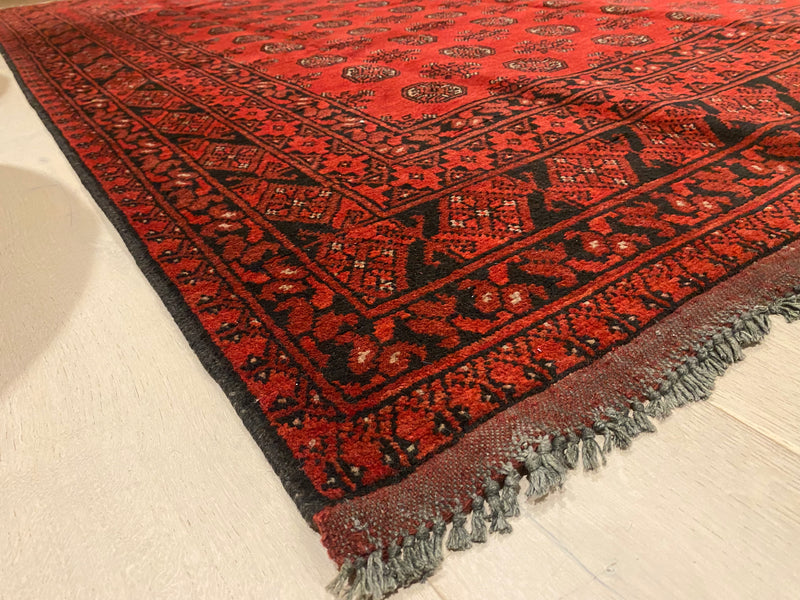 Afghan Bokhara Akhche handmade rug, Sydney Australia, Rugs Online Rugs, www.rugsonlinerugs.com.au