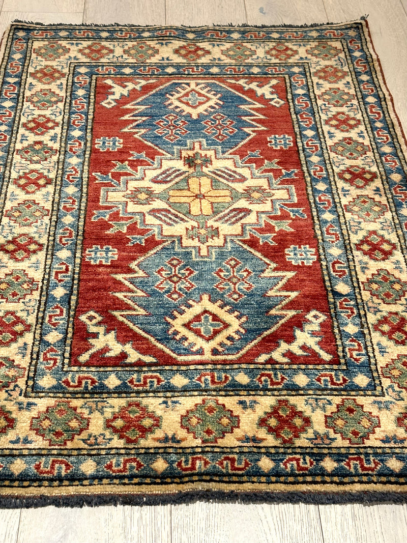 Afghan Kazak Super vegetable dye handmade Afghan runner, rugs online rugs Sydney Australia, www.rugsonlinerugs.com.au