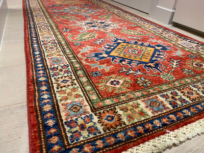 Afghan super Kazak wool handmade, Rugs Online Rugs Sydney Australia, www.rugsonlinerugs.com.au