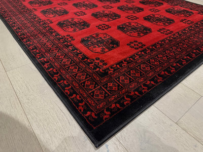 Istanbul Collection Classic Afghan Pattern Red Rugs, Rugs Online Sydney Australia., www.rugsonlinerugs.com.au