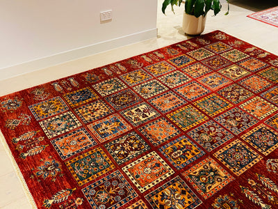 Kazak Super Fine Bakhtiyari Veggie Dye Rug (STK600-615) 232x169cm