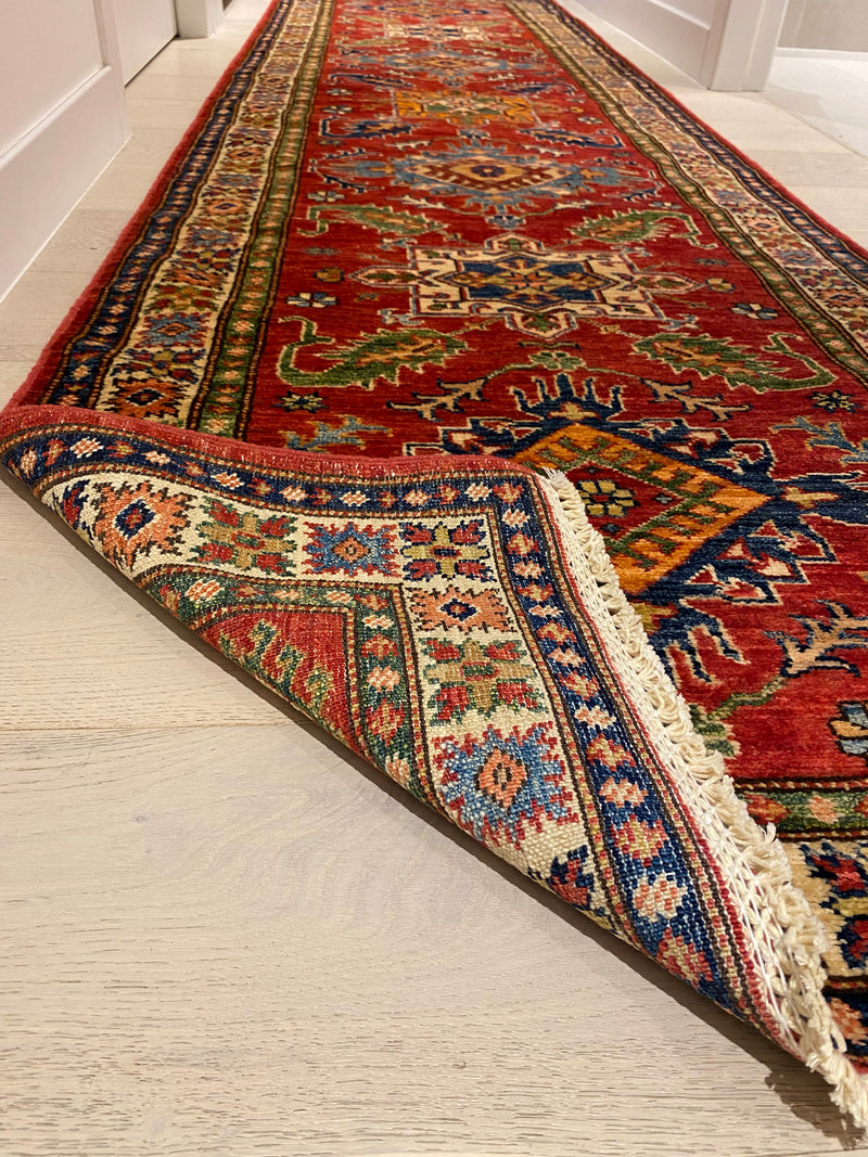 Kazak Super Fine Veggie Dye Rug (550-1738) 303x80cm