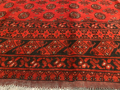 Bokhara Afghan Akhche Tribal Rug (STK550-1351) 284x200cm