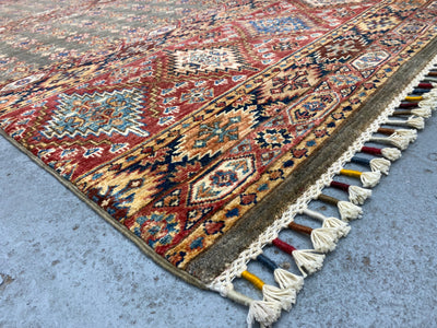 Afghan Kazak Khorgin, handmade wool, Rugs Online Rugs Sydney Australia. www.rugsonlinerugs.com.au