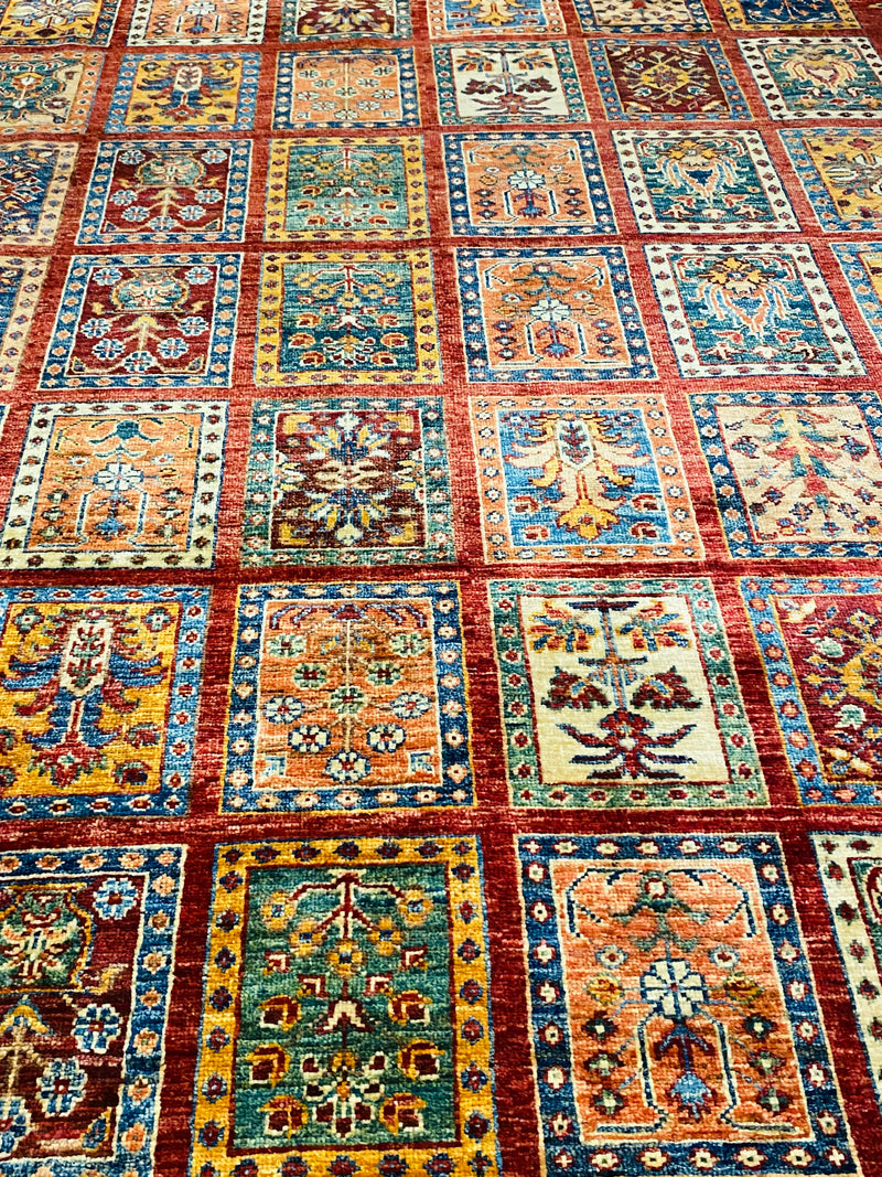 Kazak Super Fine Bakhtiyari Veggie Dye Rug (STK600-615) 232x169cm