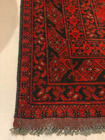 Bokhara Afghan Akhche Tribal Rug (STK550-1351) 284x200cm