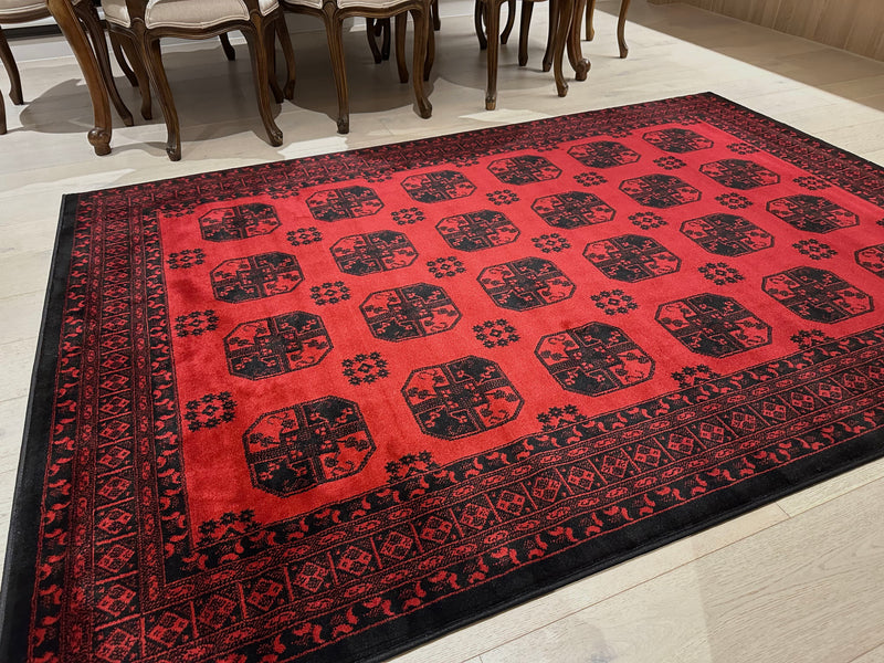 Istanbul Collection Classic Afghan Pattern Red Rugs, Rugs Online Sydney Australia., www.rugsonlinerugs.com.au