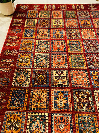 Kazak Super Fine Bakhtiyari Veggie Dye Rug (STK600-615) 232x169cm