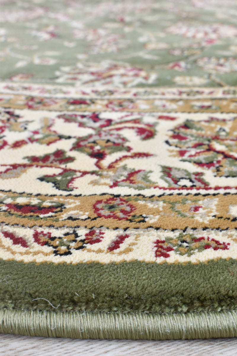 Classic Garden All Over 79 Green Rug