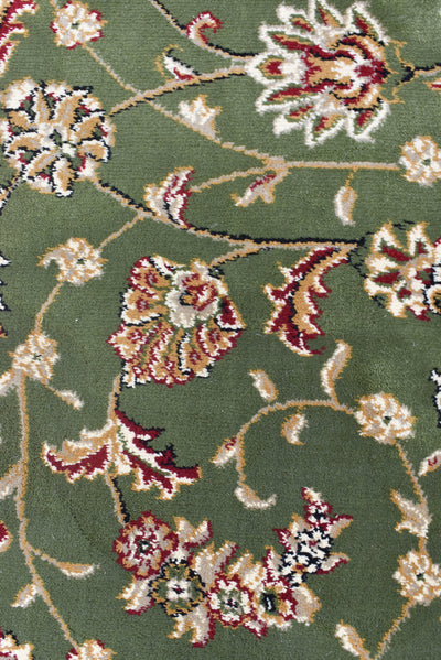 Classic Garden All Over 79 Green Rug