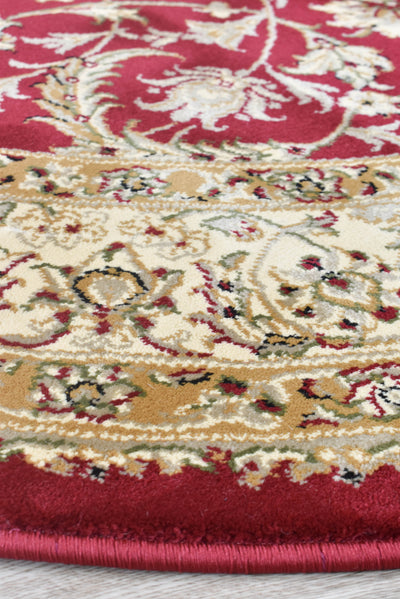 Classic Garden Medallion 15 Red Rug