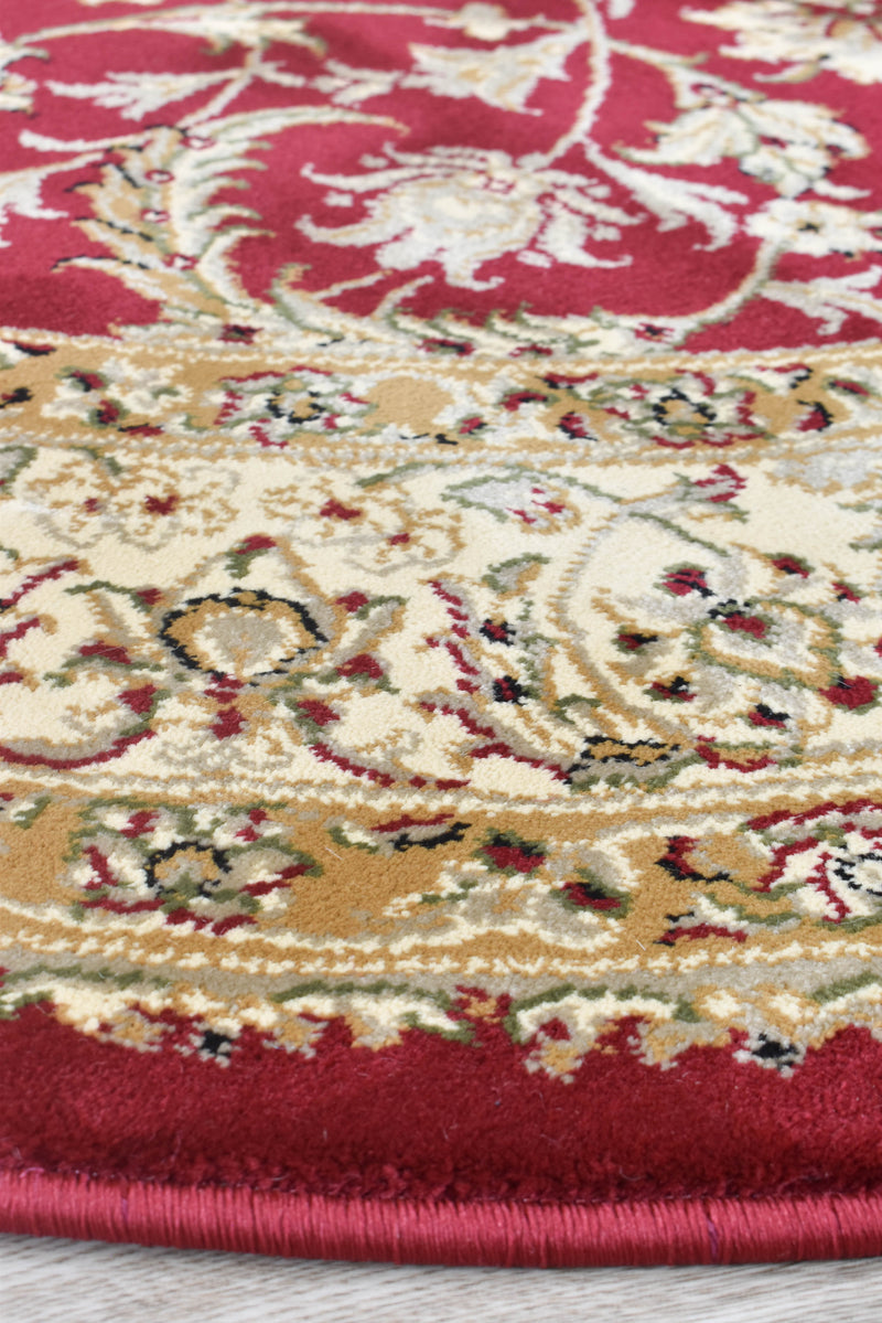 Classic Garden Medallion 15 Red Rug