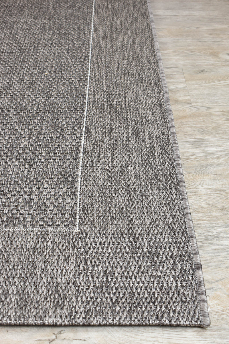 Outdoor Sisal Charcoal Rug 3900-088