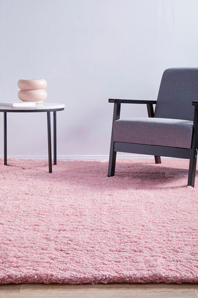 Angel rug, modern plain shag pink rug, Rugs Online Sydney Australia, www.rugsonlinerugs.com.au