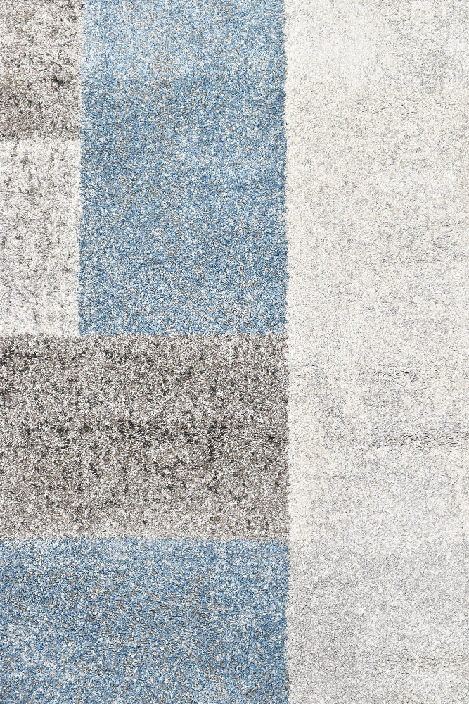 Chester Boxes Blue Rug 34034