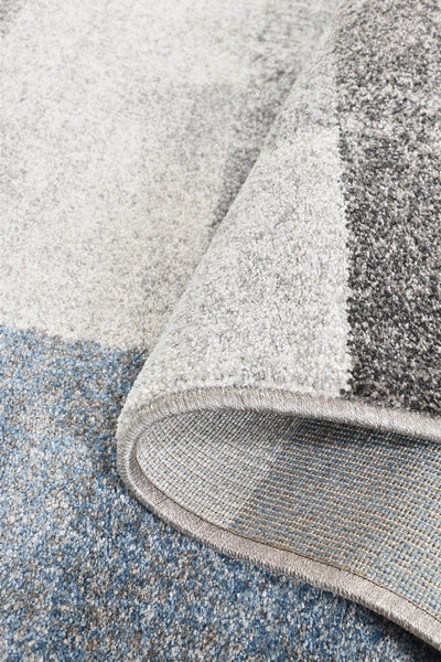 Chester Boxes Blue Rug 34034