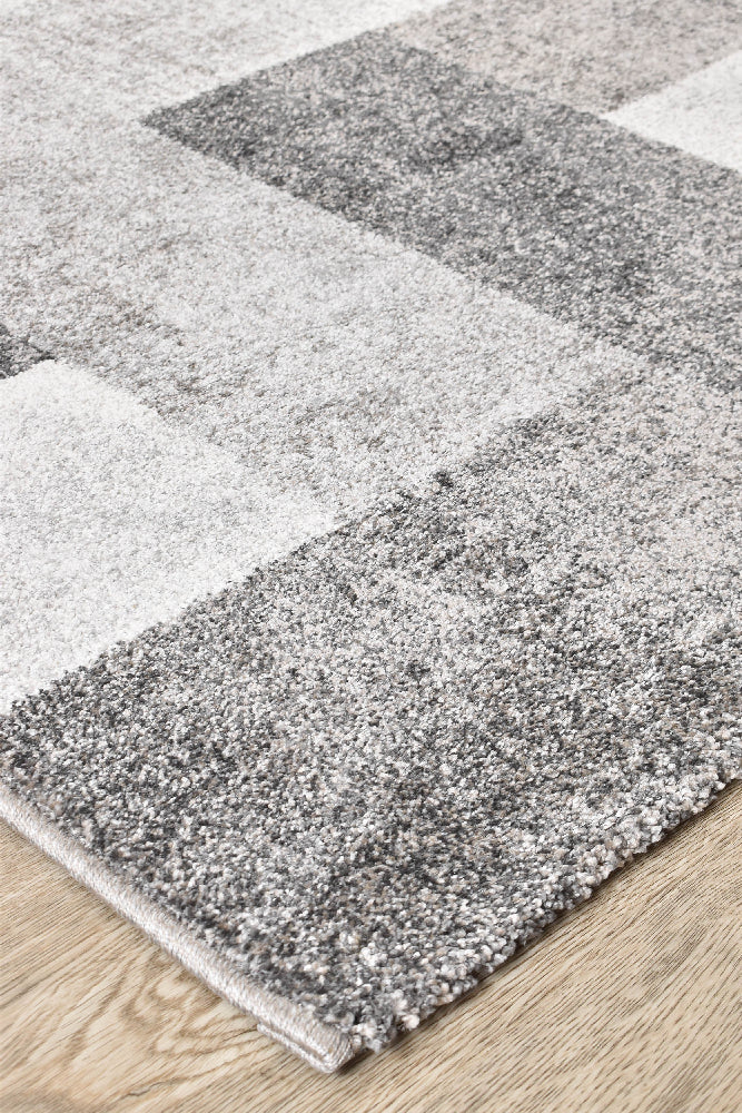 Chester Boxes Mushroom Grey Rug 34034-6171