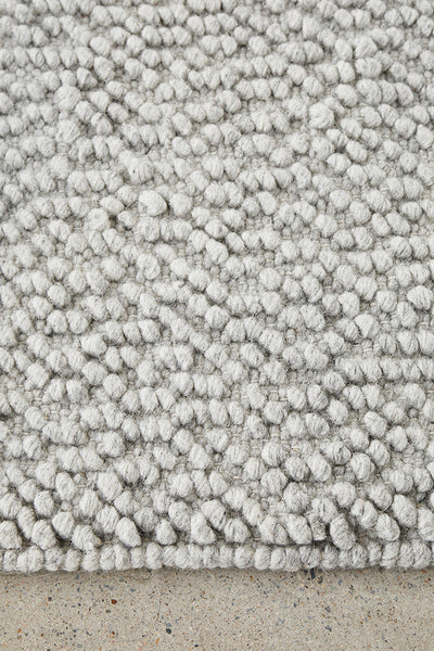 Boucle Grey Rug