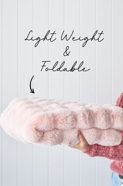 Bubble Blush - Machine Washable Soft Rug