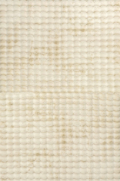 Bubble Natural - Machine Washable Soft Rug