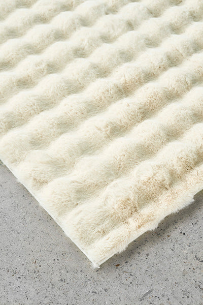 Bubble Natural - Machine Washable Soft Rug