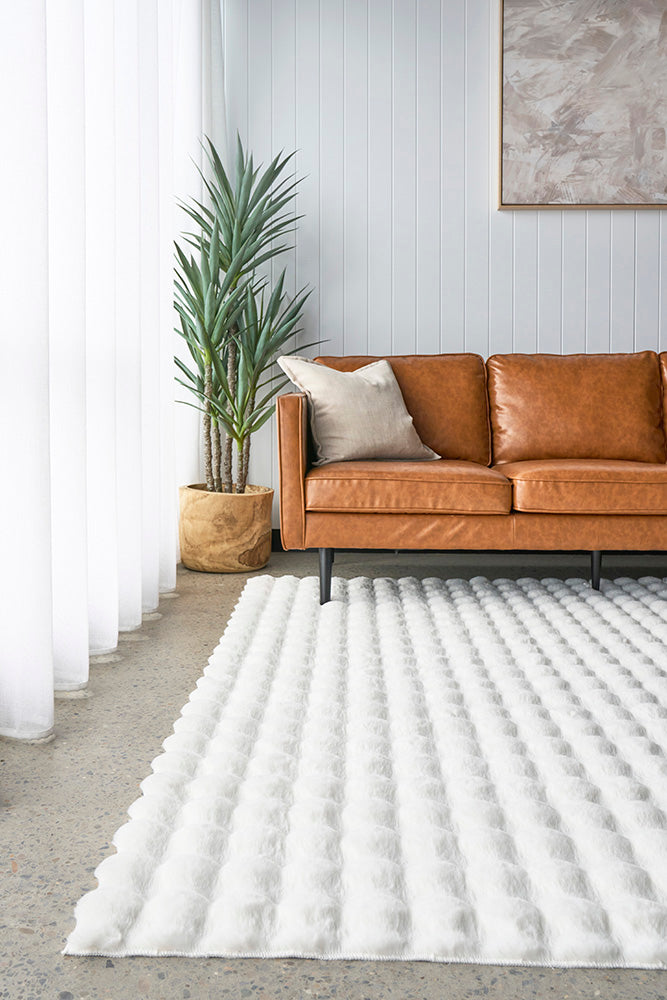 Bubble White - Machine Washable Soft Rug, Rugs Online Rugs Sydney Australia, www.rugsonlinerugs.com.au