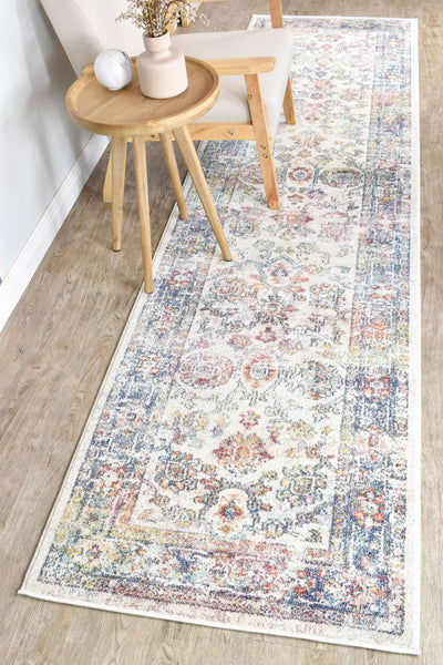 Mosman Casablanca Navy Cream Runne, Rugs Online Rugs Sydney Australia, www.rugsonlinerugs.com.au