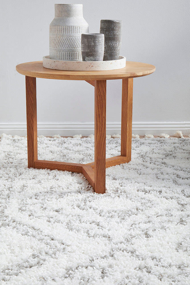 Casablanca Fez White Rug