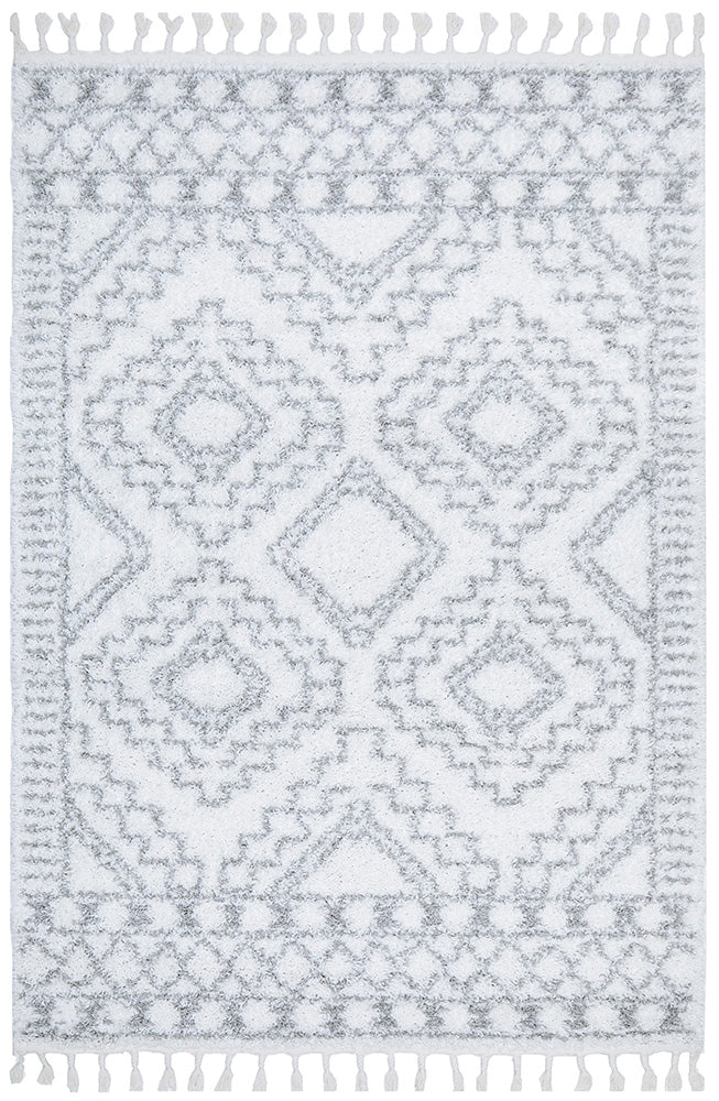 Casablanca Fez White Rug