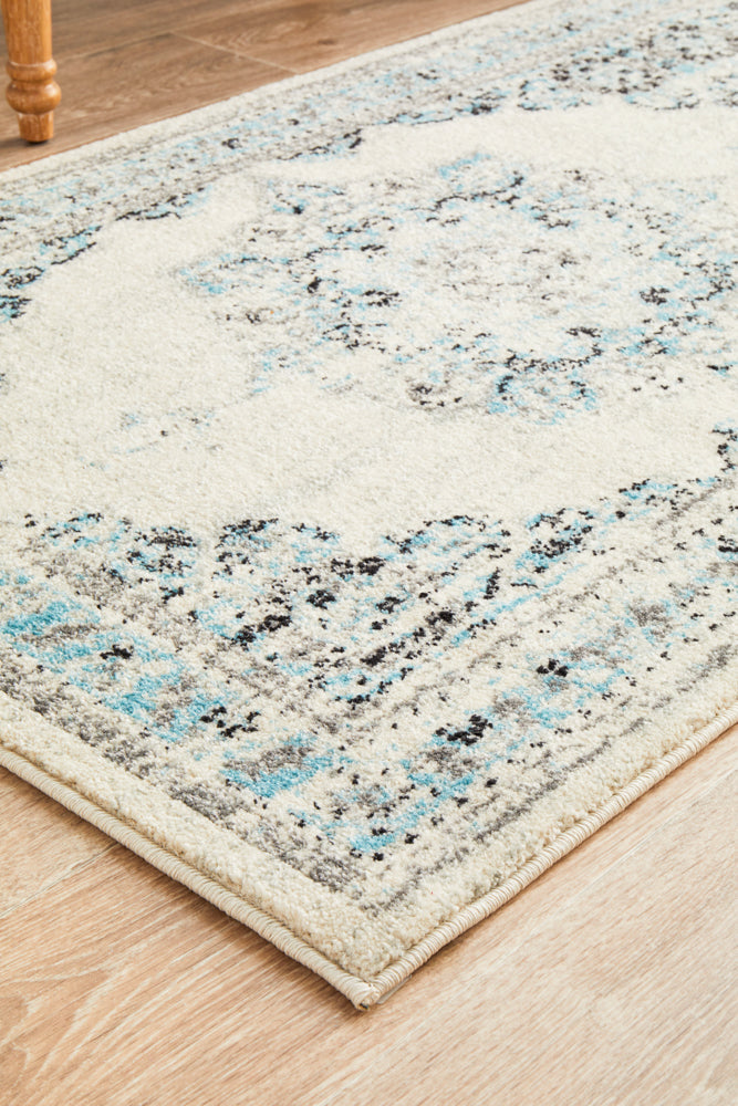 Century 922 White Runner Rug