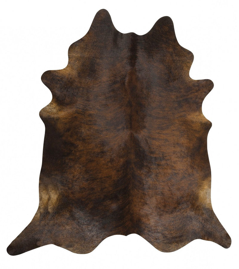 Exquisite Natural Cow Hide Dark Brindle