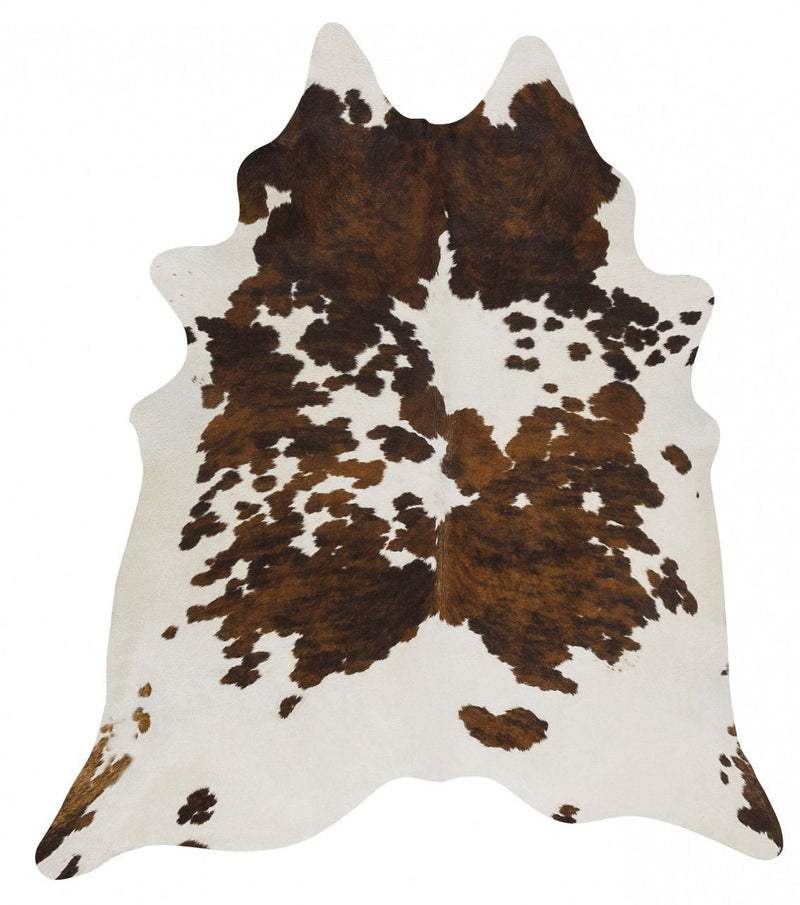 Exquisite Natural Cow Hide Black Tricolor