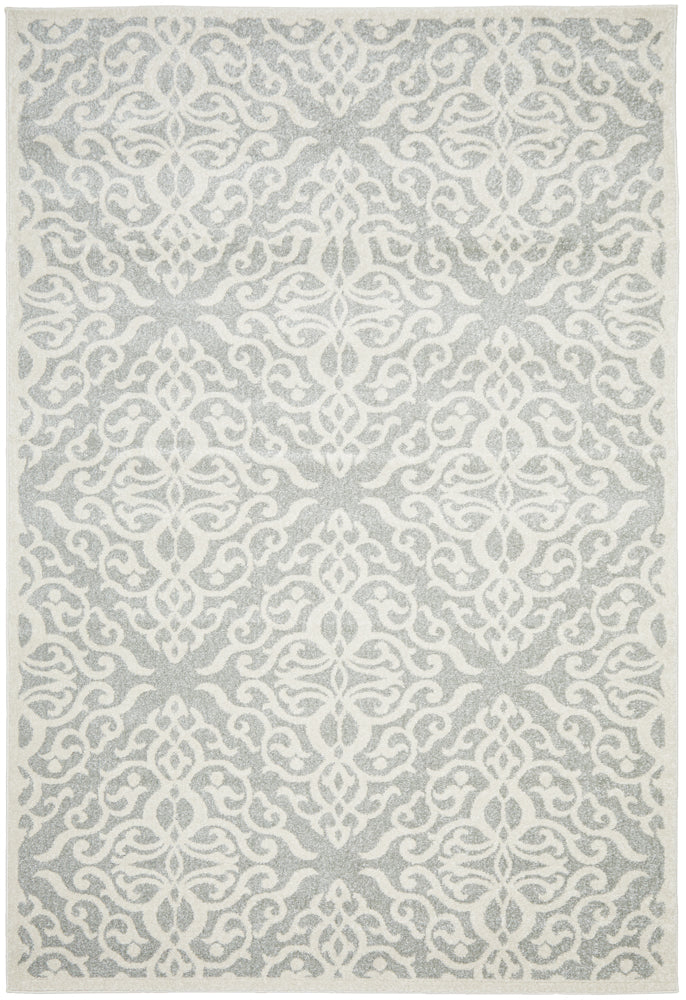 Chrome Lydia Silver Rug