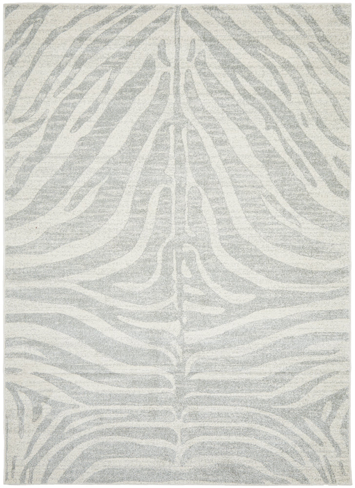 Chrome Savannah Silver Rug