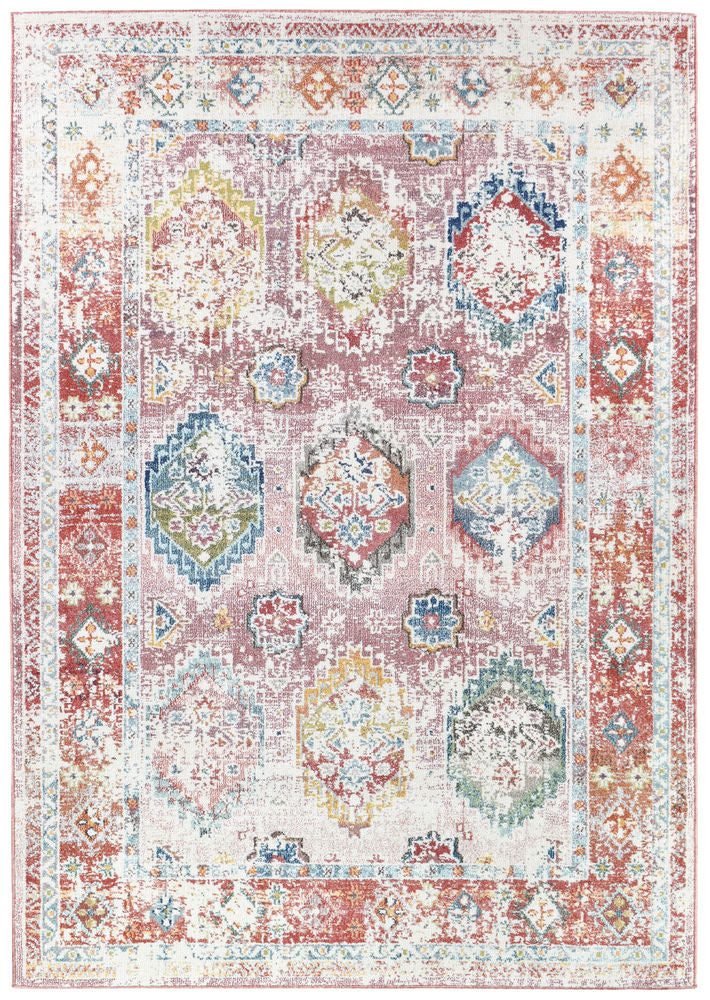 Mosman Casablanca 0414A Tile Rose Rug, Rugs Online Rugs Sydney Australia, www.rugsonlinerugs.com.au