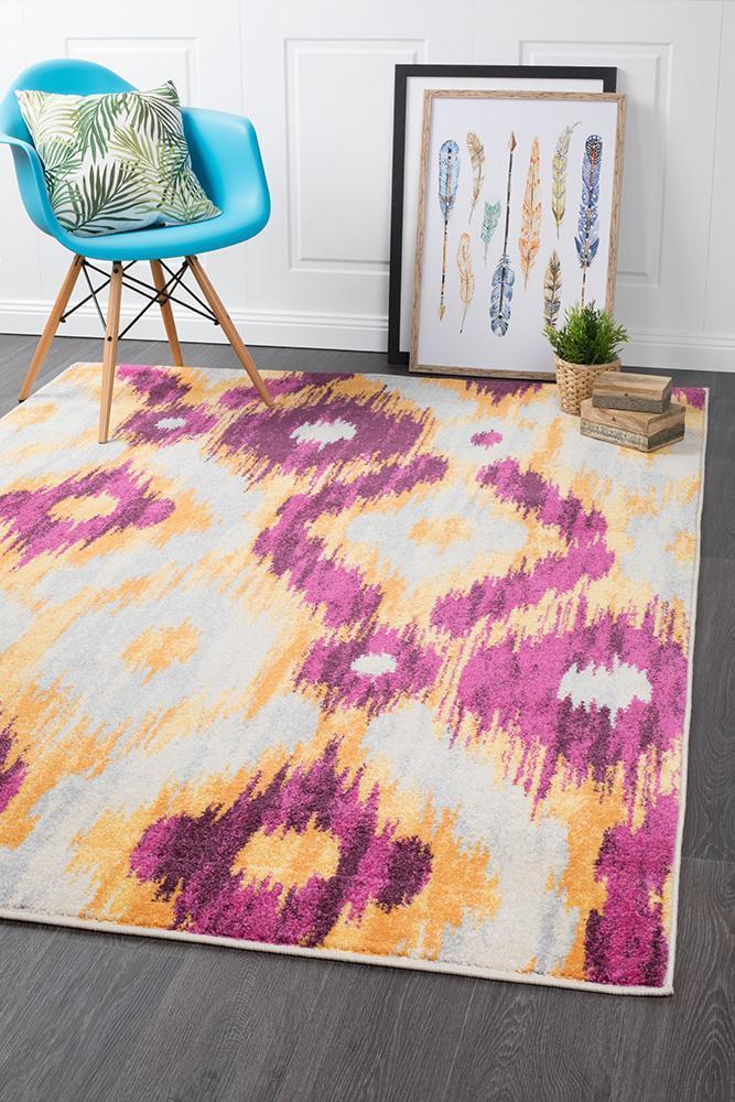 Dimensions Divinity Burst Aubergine Modern Rugs Online Rugs Quality Floor Rugs www.rugsonlinerugs.com.au 