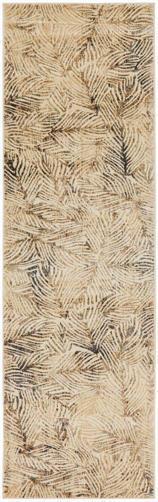 Dreamscape Artistic Nature Modern Charcoal Runner Rug